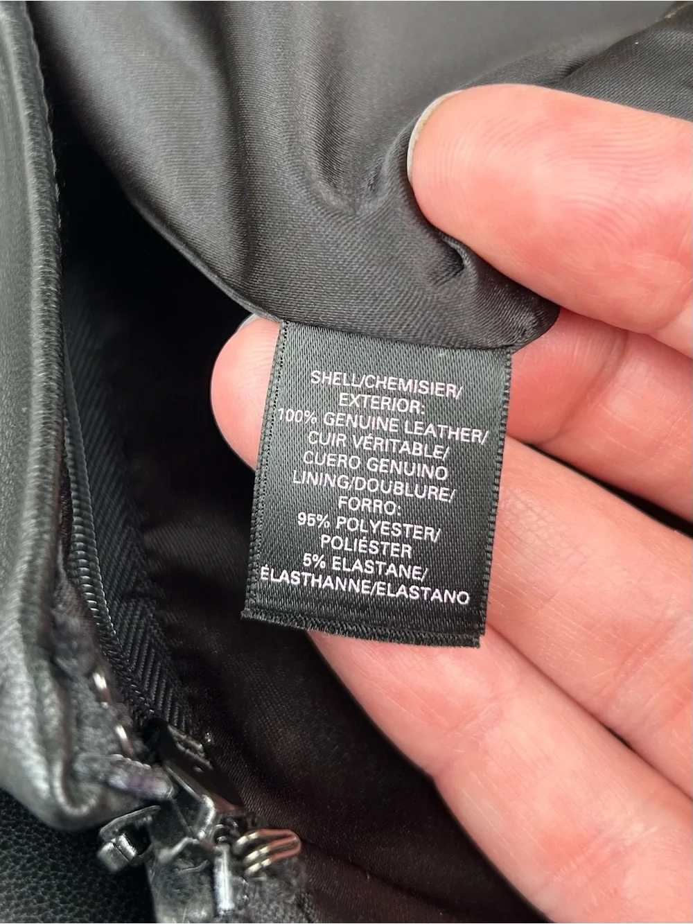 Victoria's Secret Black Lambskin Leather A-Line Twirly Mini Skirt y2k 12 - Picture 4 of 7
